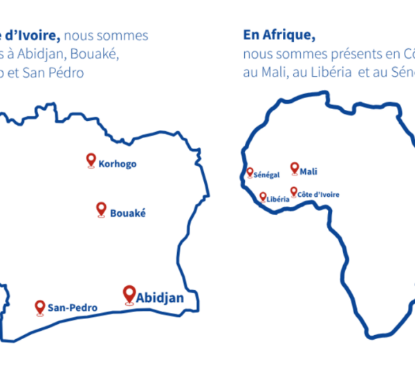 AYUF est implanté : - En Côte d’Ivoire : à Abidjan, Bouaké, Korhogo et San Pédro - En Afrique : Côte d’Ivoire, Mali, Libéria et Sénégal