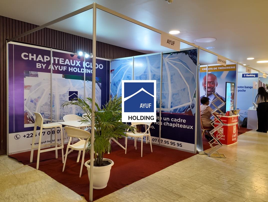 Ayuf Holding Côte d’Ivoire – expert en bâtiments modulaires, structures temporaires et solutions événementielles