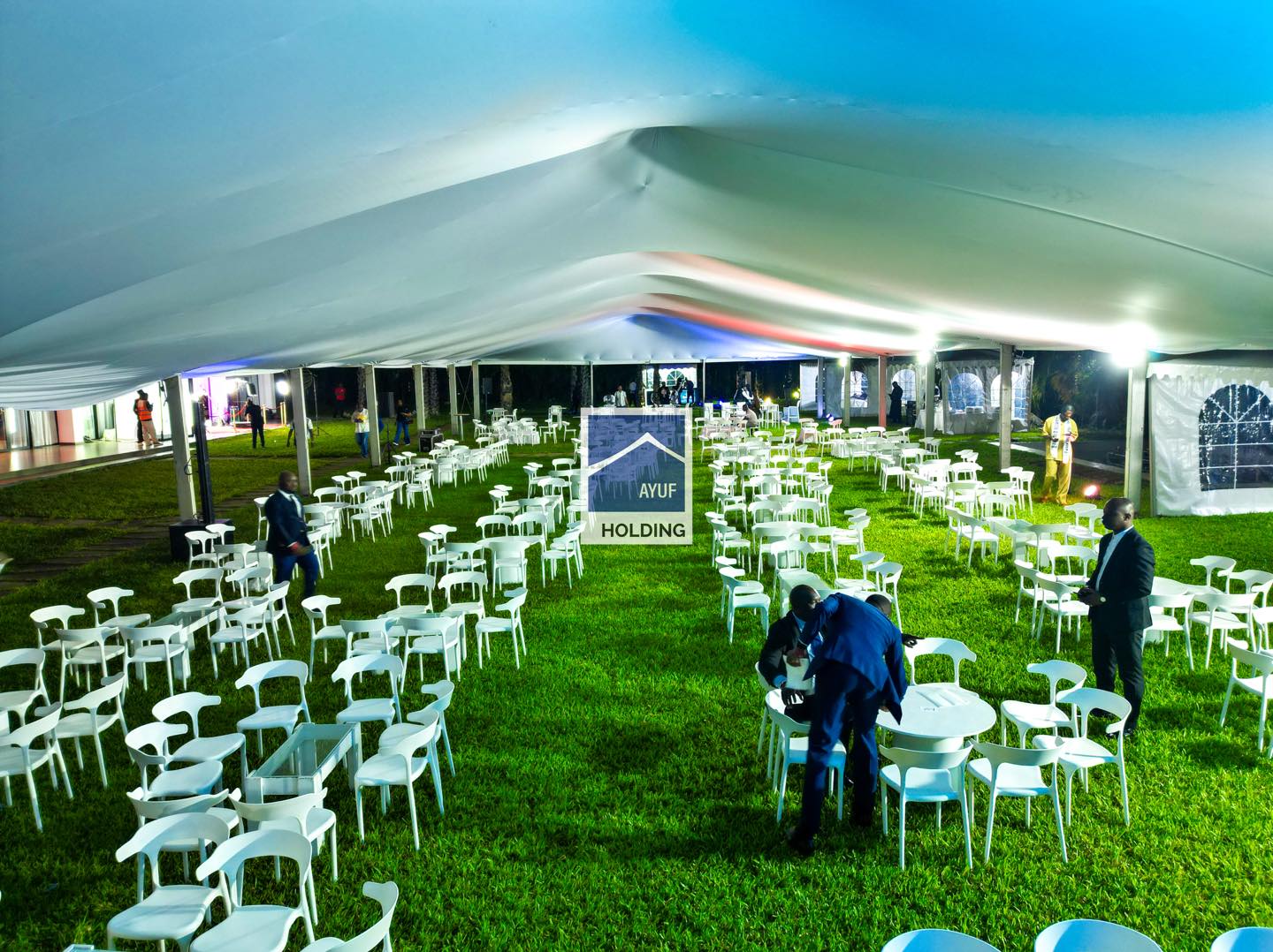 Ayuf Holding Côte d’Ivoire – expert en bâtiments modulaires, structures temporaires et solutions événementielles